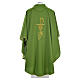 Liturgical Chasuble with Chi Rho and Loaves and Bread in polyester s10