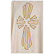 Chasuble in pure wool with silk cross embroidery s6