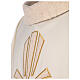Casulla 100% lana, detalles en 100% seda cruz estilizada s2
