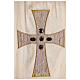 Chasuble in silk with silk cross embroidery and Murano glass s4
