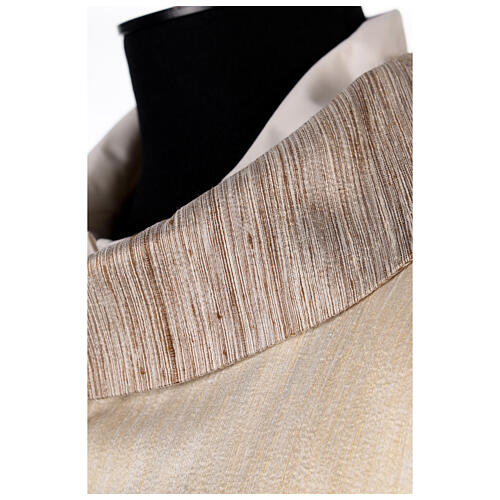 Casulla 100% lana, detalles en 100% seda, vidrio de murano 8
