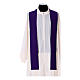 Chasuble in polyester with cross, lantern and wheat symbol s14