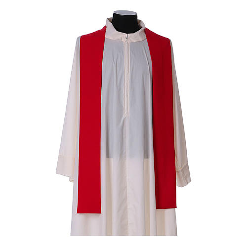 Gothic Chasuble with cross, lantern and wheat symbol in polyester 12