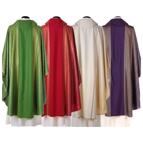 Chasuble in Tasmanian wool with double twisted yarn 9