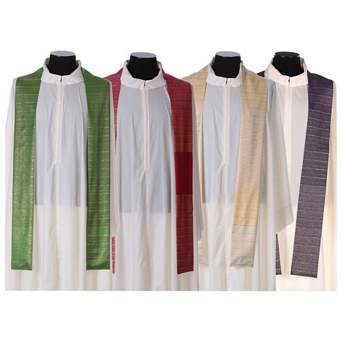 Chasuble in Tasmanian wool with double twisted yarn 12