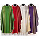 Latin Chasuble in Tasmanian wool with double twisted yarn s1