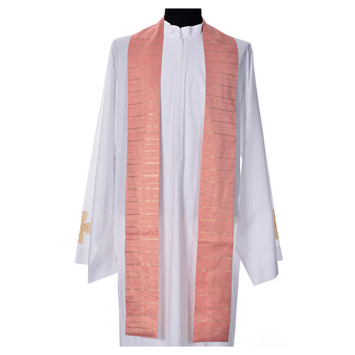 Pink Chasuble in pure Tasmanian wool with double twisted yarn 7