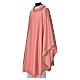 Pink Chasuble in pure Tasmanian wool with double twisted yarn s2