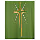 Chasuble in polyester with cross and rays s6