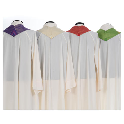 Chasuble in pure Tasmanian wool with double twisted yarn 8