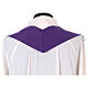 Liturgical chasuble in polyester with lamb and San Damiano cross s10
