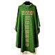 Chasuble in polyester with floral embroidery s1