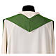 Chasuble in polyester with floral embroidery s7