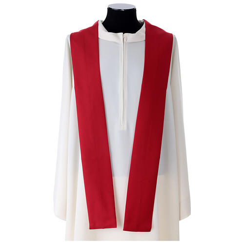Chasuble in polyester with flames and Holy Spirit 11