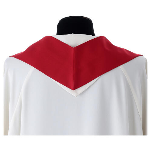 Chasuble in polyester with flames and Holy Spirit 13
