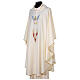 Chasuble in polyester with flames and Holy Spirit s6
