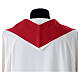 Chasuble in polyester with flames and Holy Spirit s13