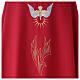 Holy Spirit Chasuble with flames in polyester s9