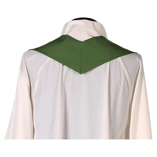 Chasuble in polyester with Chi-Rho and Alpha Omega symbol 11