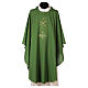 Chasuble in polyester with Chi-Rho and Alpha Omega symbol s3
