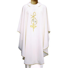 Casule: Casula 100% poliestere XP alfa e omega al centro Casule: Casula 100% poliestere XP alfa e omega al centro