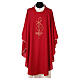 Sacred Chasuble with Chi-Rho and Alpha Omega symbol in polyester s4