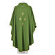 Liturgical chasuble in polyester with four crosses s11
