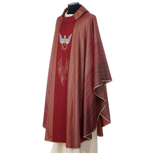 Chasuble Saint-Esprit 100% laine brossée double retors Tasmania 4