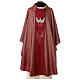 Pastor Chasuble with Holy Spirit in Tasmanian wool with double twisted yarn s1