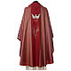 Pastor Chasuble with Holy Spirit in Tasmanian wool with double twisted yarn s8