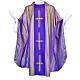 Chasuble 3 crosses in Tasmanian wool with double twisted yarn s1