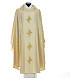 Latin Chasuble with 4 crosses in Tasmanian wool with double twisted yarn s5