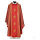 Latin Chasuble with 4 crosses in Tasmanian wool with double twisted yarn s7