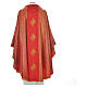 Latin Chasuble with 4 crosses in Tasmanian wool with double twisted yarn s8