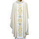Chasuble in pure wool with double twisted yarn and embroidery s1