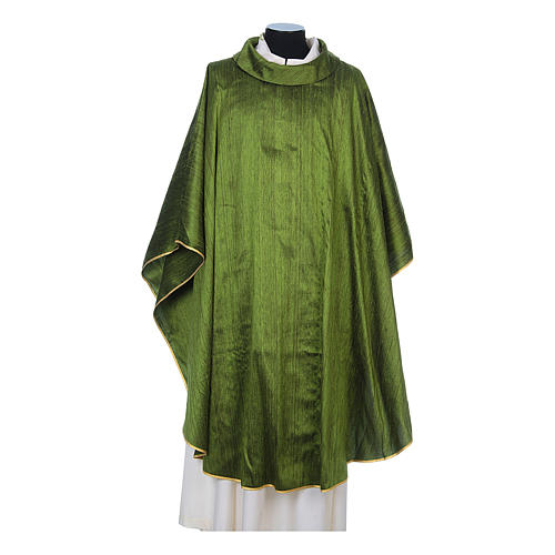 Chasuble in pure Shantung silk 3
