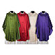 Chasuble in pure Shantung silk s1