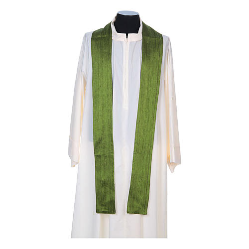 Chasuble 100% pure soie shantung 7