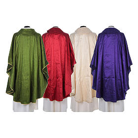 Gothic Chasuble in pure Shantung silk
