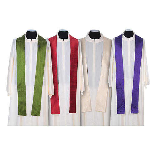 Gothic Chasuble in pure Shantung silk 11