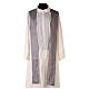 Blue Priest Chasuble in pure Shantung silk s6