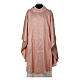 Pink Chasuble in pure Shantung silk s1