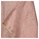 Pink Chasuble in pure Shantung silk s4