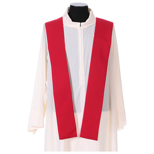 Chasuble in polyester with Chi-Rho and wheat symbol 9