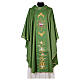 Chasuble in wool and lurex with embroidery on galloon s1
