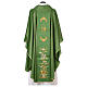 Priest Chasuble in wool and lurex with embroidery on galloon s3