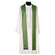 Priest Chasuble in wool and lurex with embroidery on galloon s5