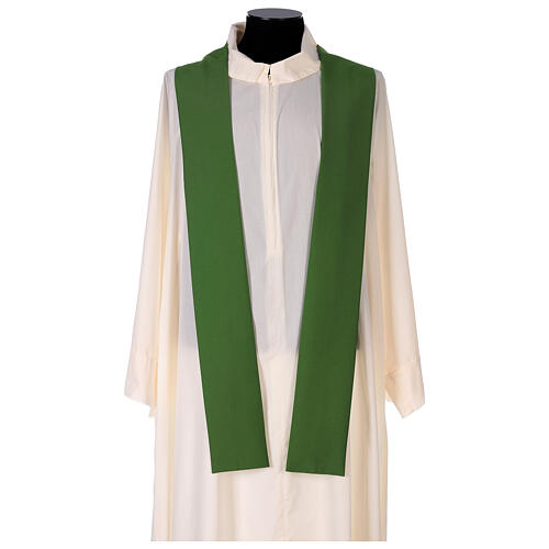 Chasuble in polyester with JHS and rays embroidery 5