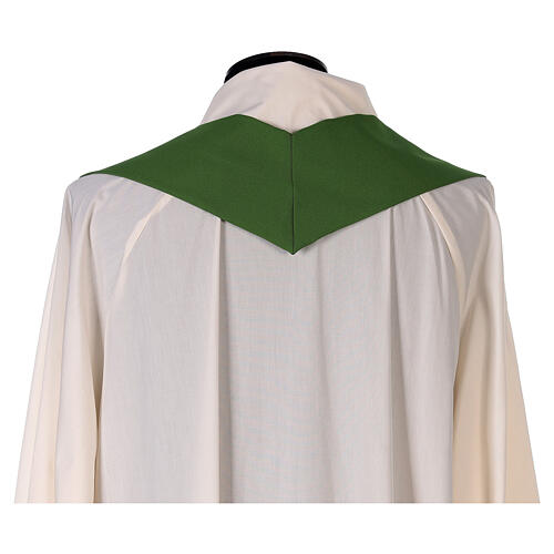 Chasuble in polyester with JHS and rays embroidery 6