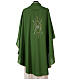 Chasuble in polyester with JHS and rays embroidery s4